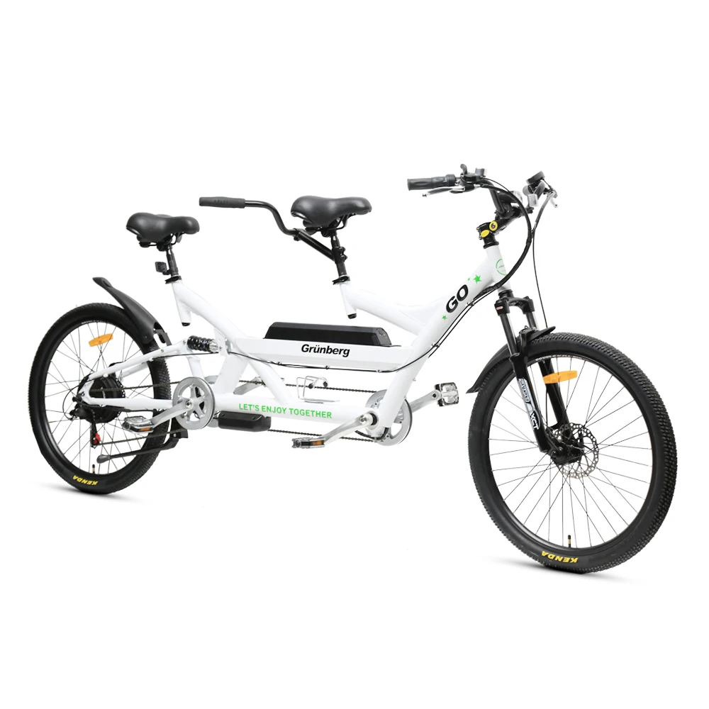 TXED 350W two person Electric bicycle Lithium Battery city leisure outdoor tandem electric bicycle for Tourists