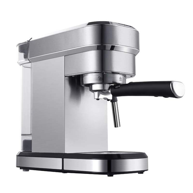 High quality Stainless steel home Use Coffee Maker Good Quality Latte Espresso machine with Pressure Meter OEM