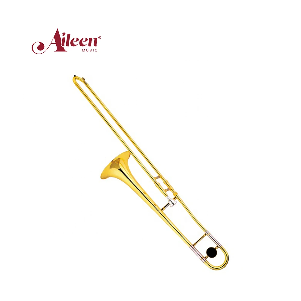Gold lacquer Bb key Yellow Brass Slide Alto trombone (TB9001G)