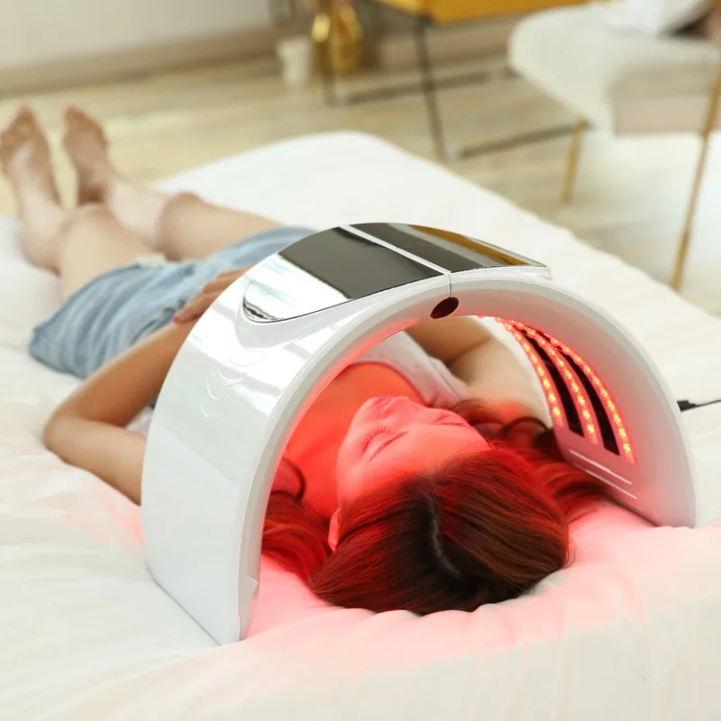 2021 Newest Skin Care Neck Face Body Smart Digital Photon Therapy Beauty Machine Panel PDT Led Light Therapy Lamp