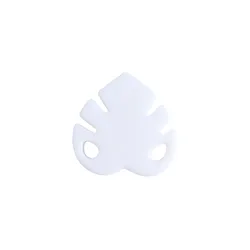 Wholesale Bpa Free Leaf Shape Nursing Accessories Silicone Diy Making Teething Beads