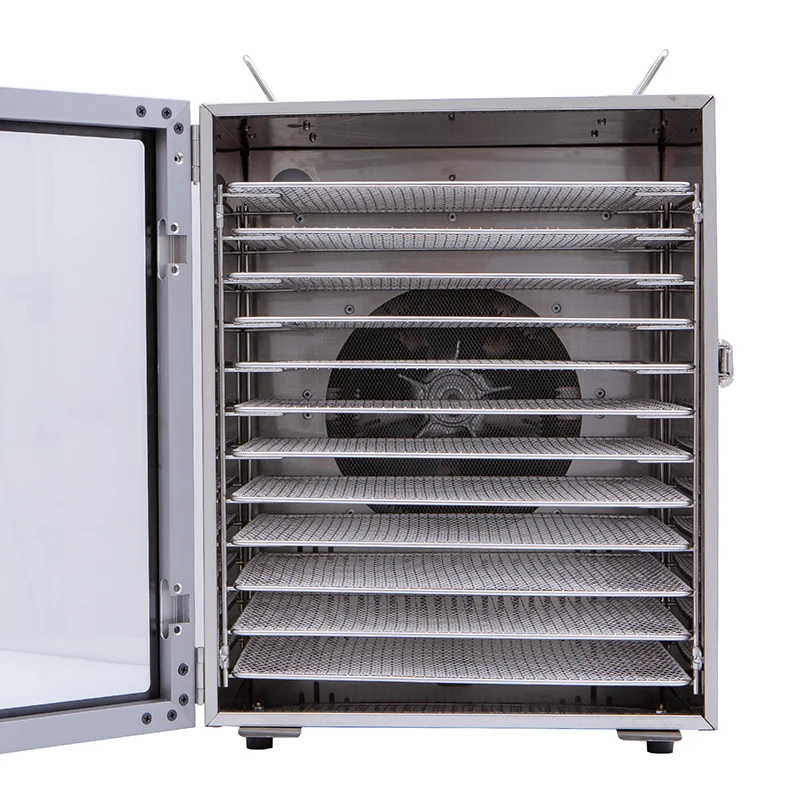 12 Trays Commercial Use New Electric Stainless Steel Food Dehydration Machine Vegetable Fruit Herb Meat Drying Dehydrator Dryer