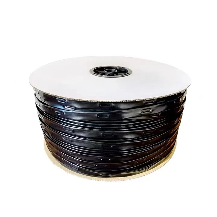 PE Plastic Material Drip Tape With Flat Drippers irrigation for trees or large space