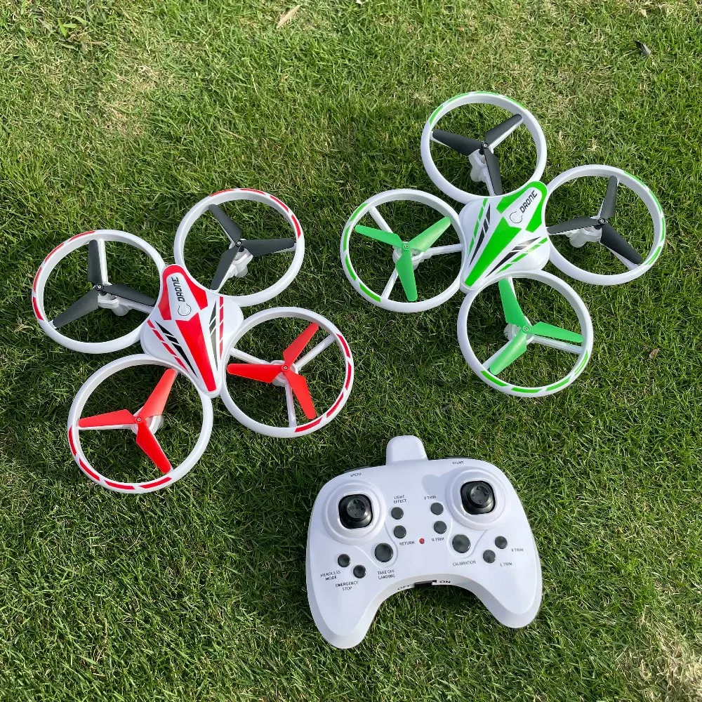 Colorful LED Lights Altitude-Hold 3D Rolling RC Quadcopter Drone Remote Controlled Helicopter Toy with 2.4G WiFi Connectivity