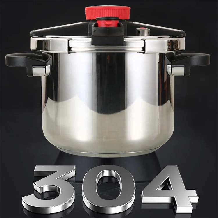 304  stainless steel pressure cooker Rotating open and close high quality pressure cooker
