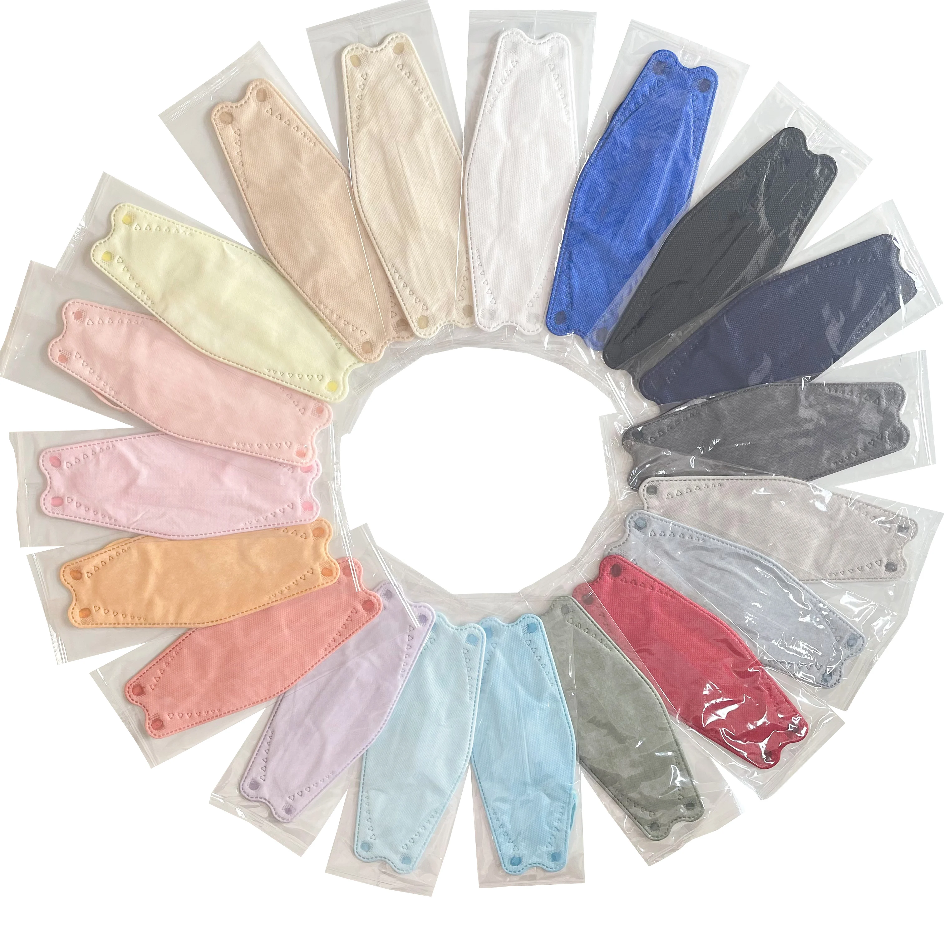 Hot Selling Kf94 Face Mask Korea 4 Layers Disposable Mask Face Kf94 Nonwoven Adult Kf94Mask Kf 94 Facemask