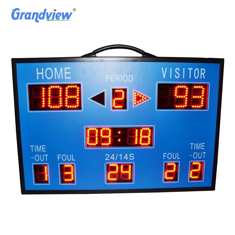 Drop Shipping Digital Electronic Basketball Score board Billiard Scoreboard Hockey Soccer Sports Led Scoreboard