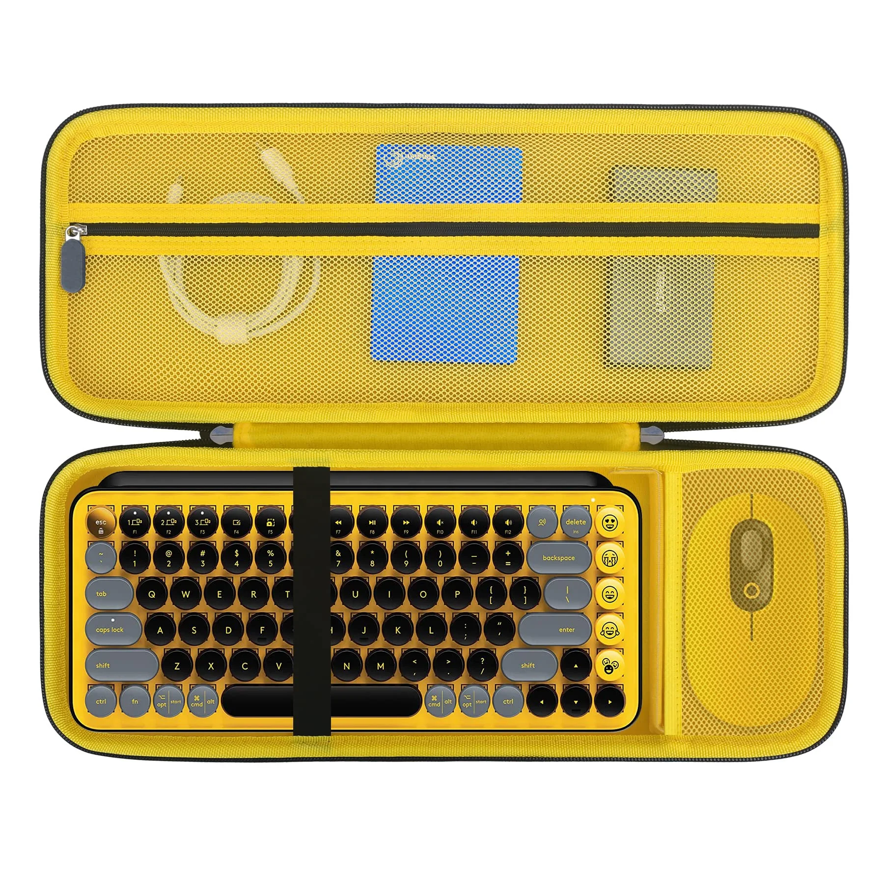 Factory custom portable keyboard carrying case Earthquake proof hard shell eva case for Logitech keyboard case