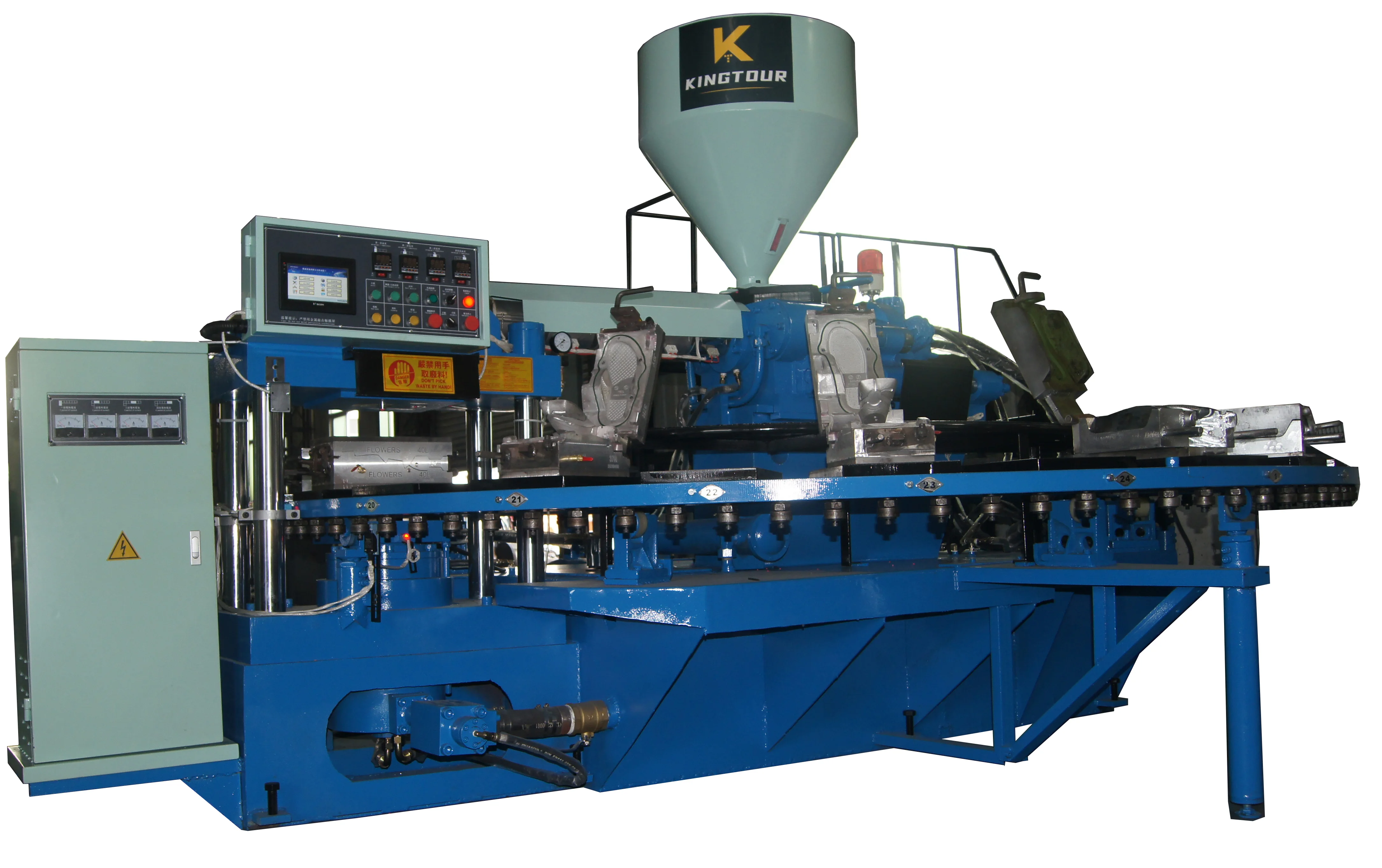 KT-618 Complete Ladies Plastic PVC Injection Shoe Making Machine