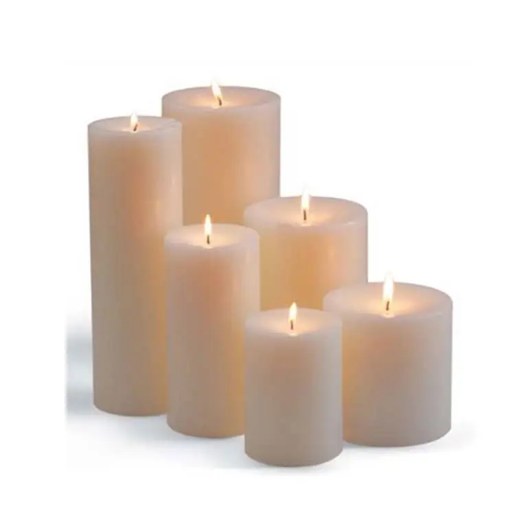 Junda 6x2 white pillar candles 12 inch pillar candles pillar candle lantern