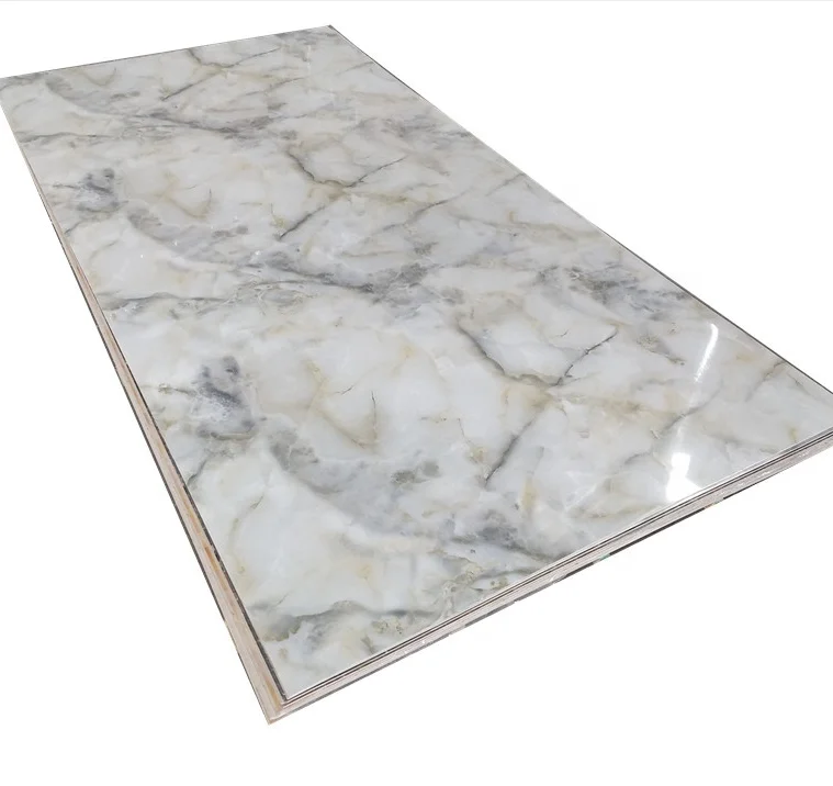  SONSILL 1220 x 2440mm Marble Design UV Coated Wall Panel Plastic in