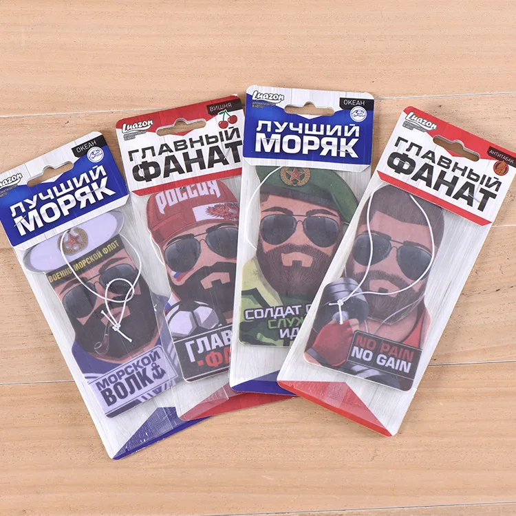 Auto Shine Cotton Paper Hanging Little Trees Car Air Freshener Vanilla Perfume/fragrance Leaf Shape Air Freshener Custom