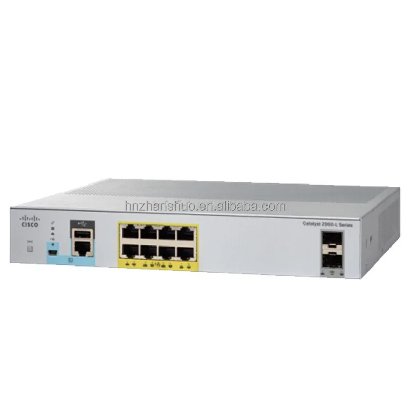 WS-C2960L-16PS-LL 2960-L Switch 16 port GigE with PoE 2 x 1G SFP LAN Lite