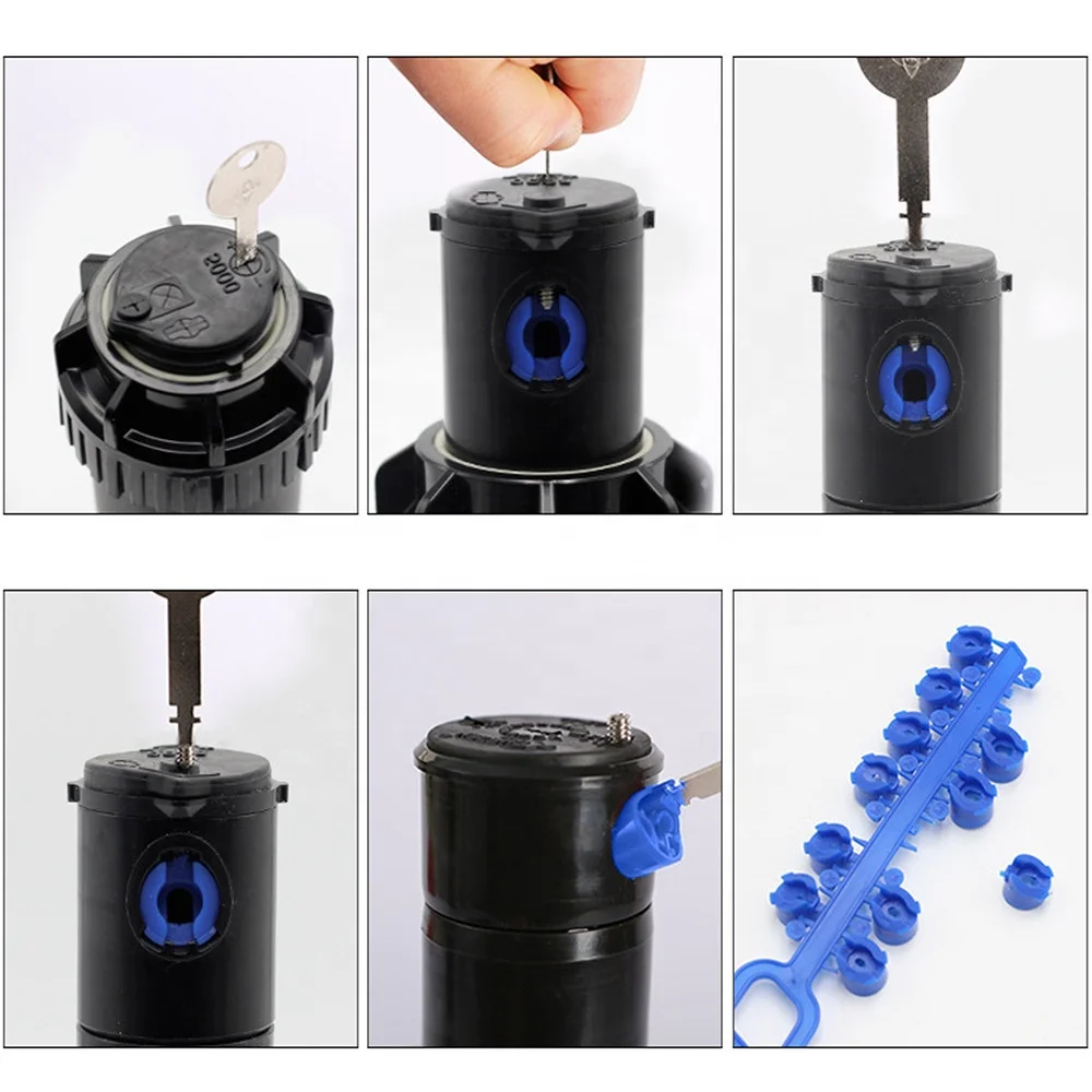 3/4 Inch Female Thread Adjustable 40~360 Degree Gear Drive Pop-up Sprinkler For Garden Lawn