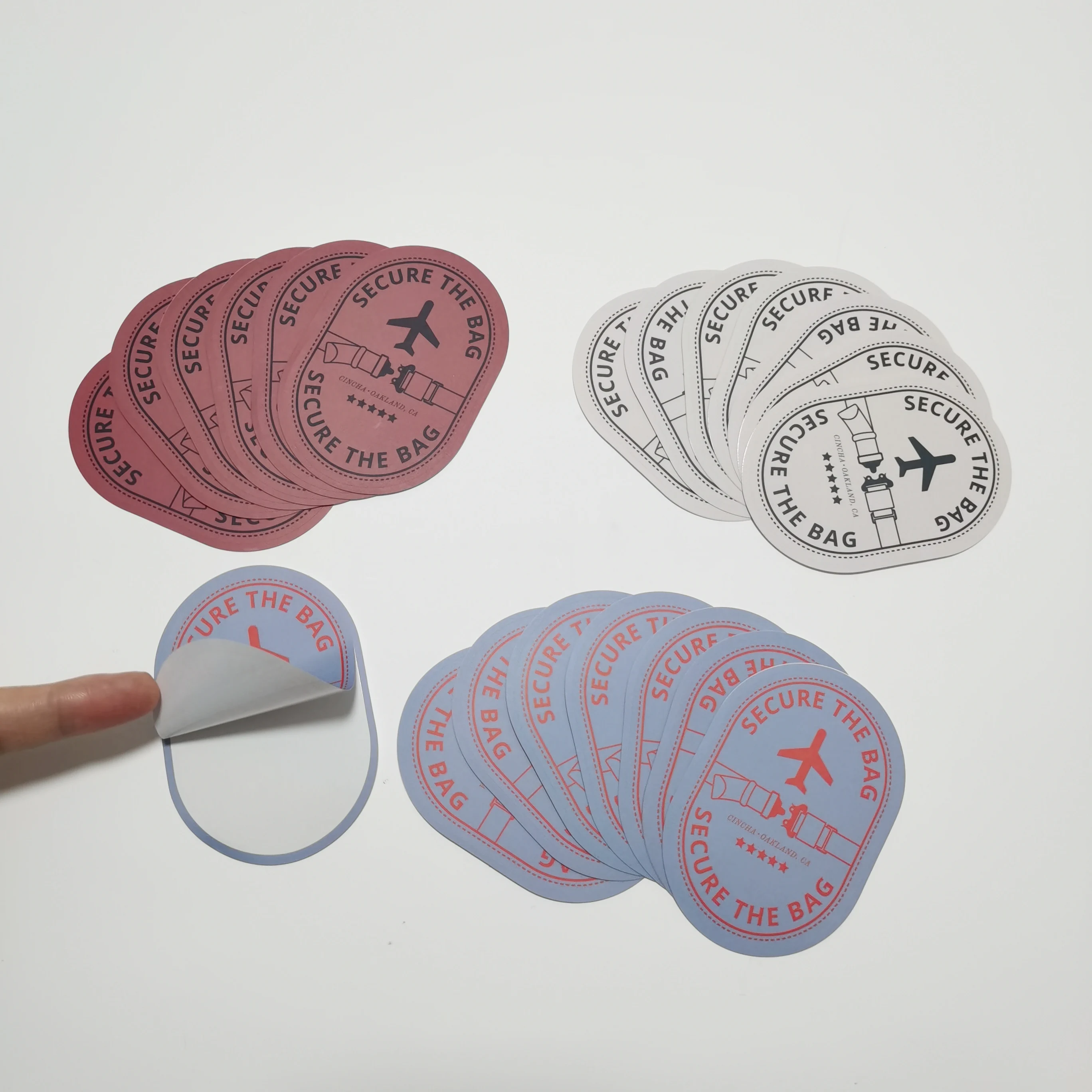 High Quality Private Custom Glossy Finishing Logo Stickers