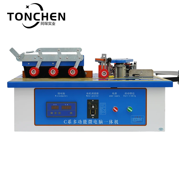 Tongchen Microcomputer Mini Manual Portable Wood Edge Banding Machine for Sale