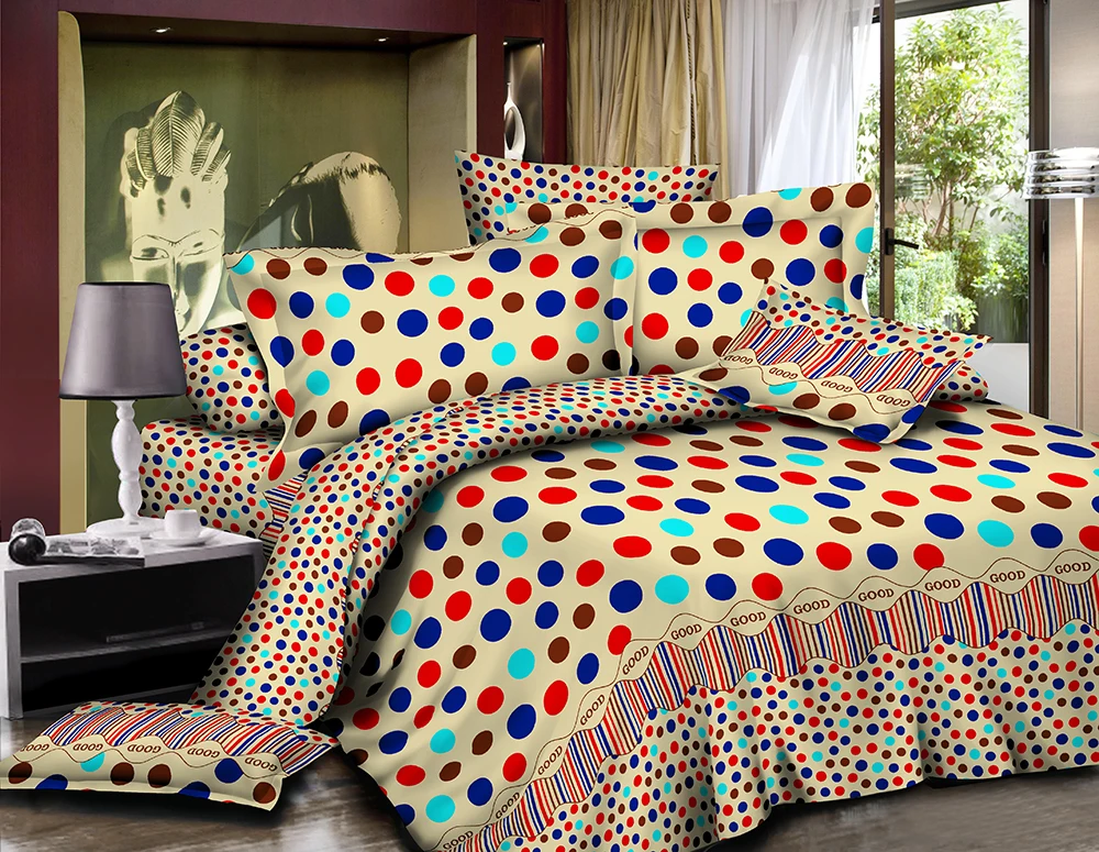 Factory delivery heap price 100% polyester microfiber disperse printing fabrics for bed sheet wholesale with own weaving factory