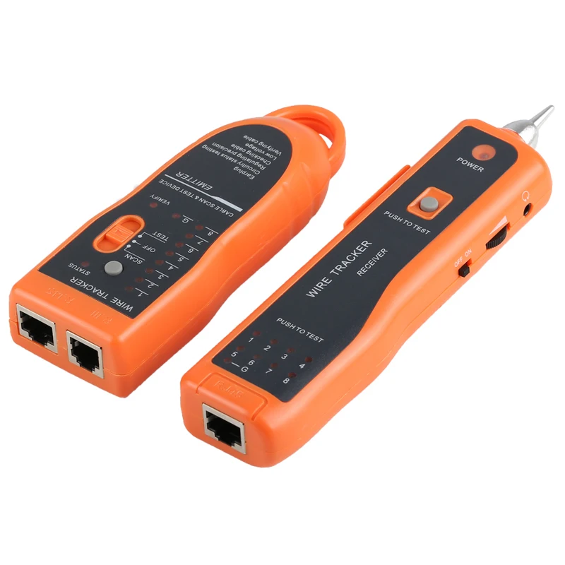 New LAN Network Cable Tester Cat5 Cat6 RJ45 UTP STP Detector Line Finder Telephone Wire Tracker Tracer Diagnose Tone Tool Kit A