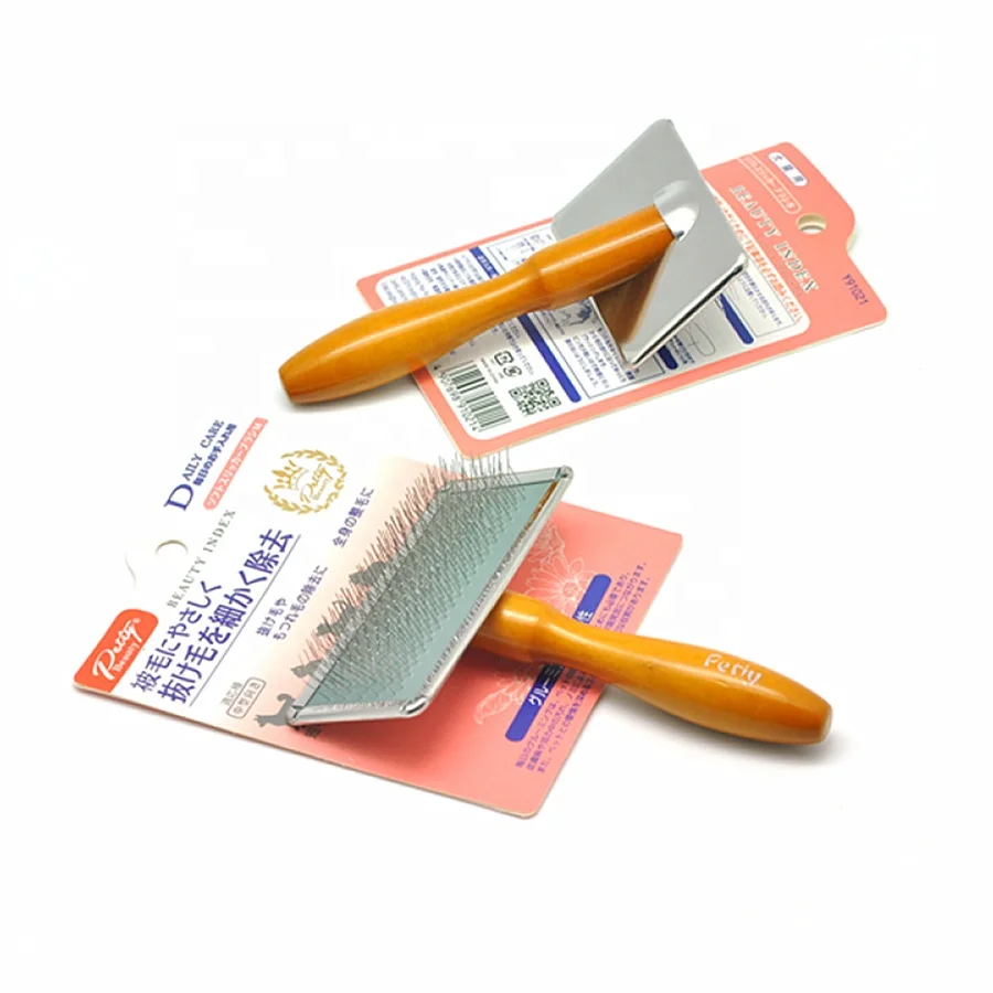 OEM Pettine в короткие сапоги Cani Brosse Chiens S 65x125 мм 33 гр из нержавеющей стали для ухода за волосами удаления волос Металлические расчески щетка домашних