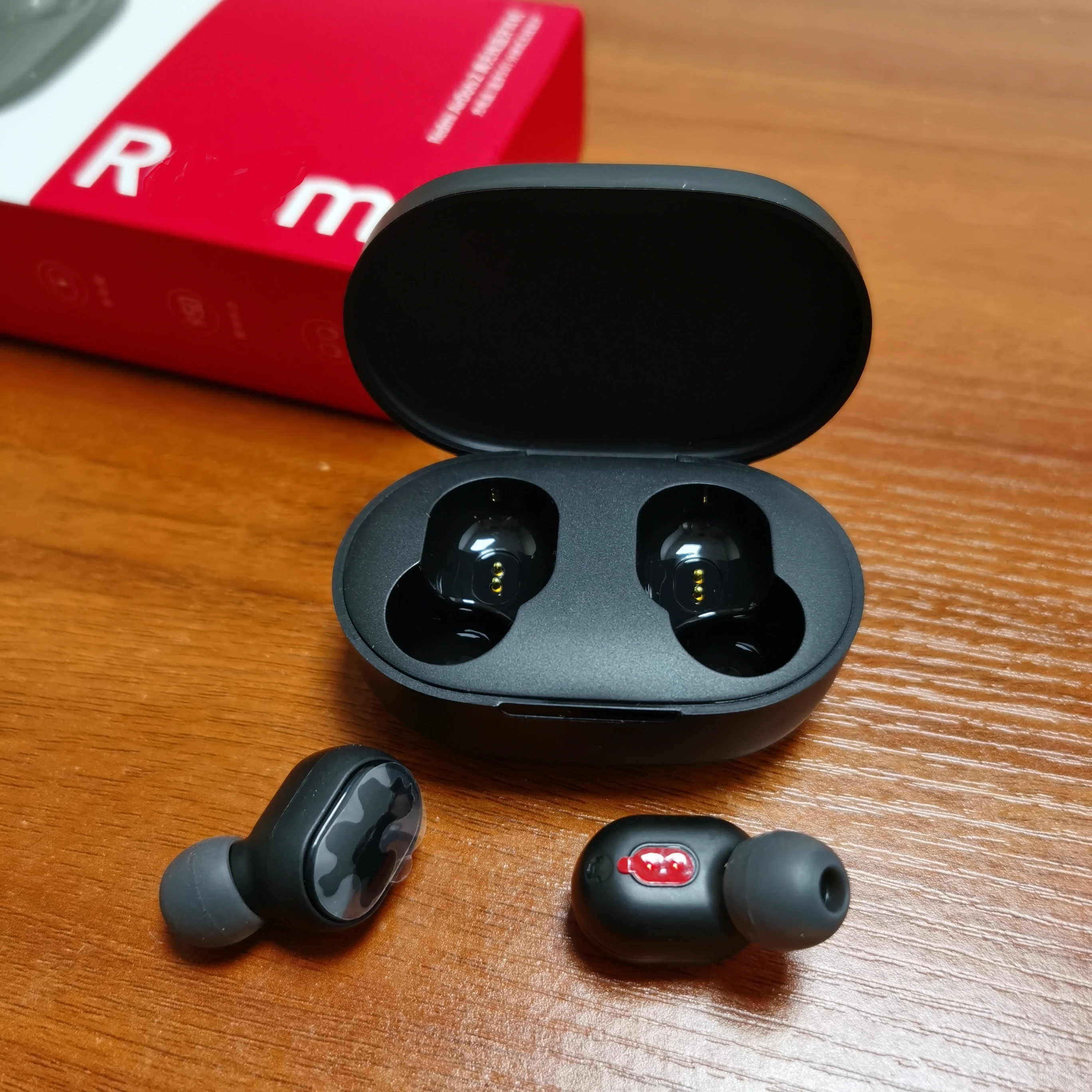 For Xiaomi Redmi Airdots 2 Earphone Mini True Wireless Earbuds Arphones Wireless Headphones With Mic Handsfree Earbuds