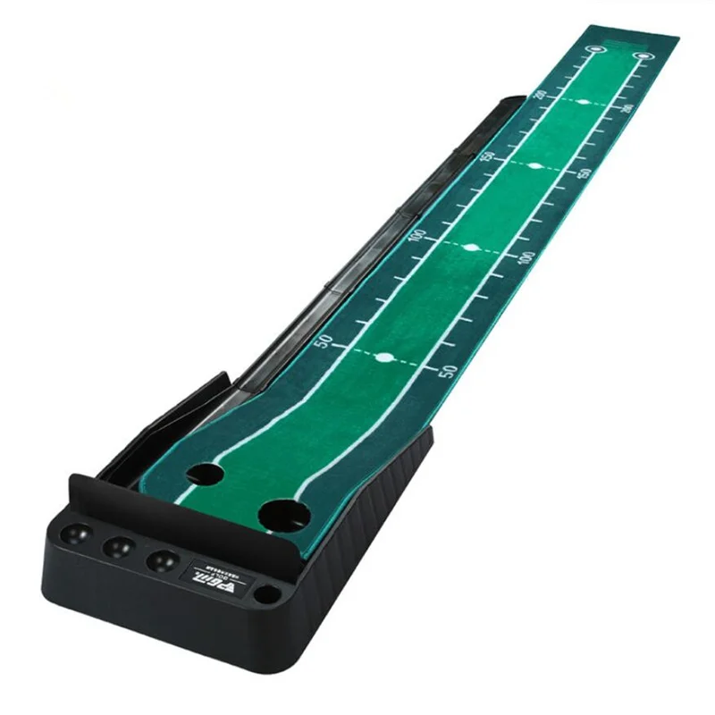 Indoor Golf Training Aids Velvet Double Line Blanket Golf Putter Plastic Trainer