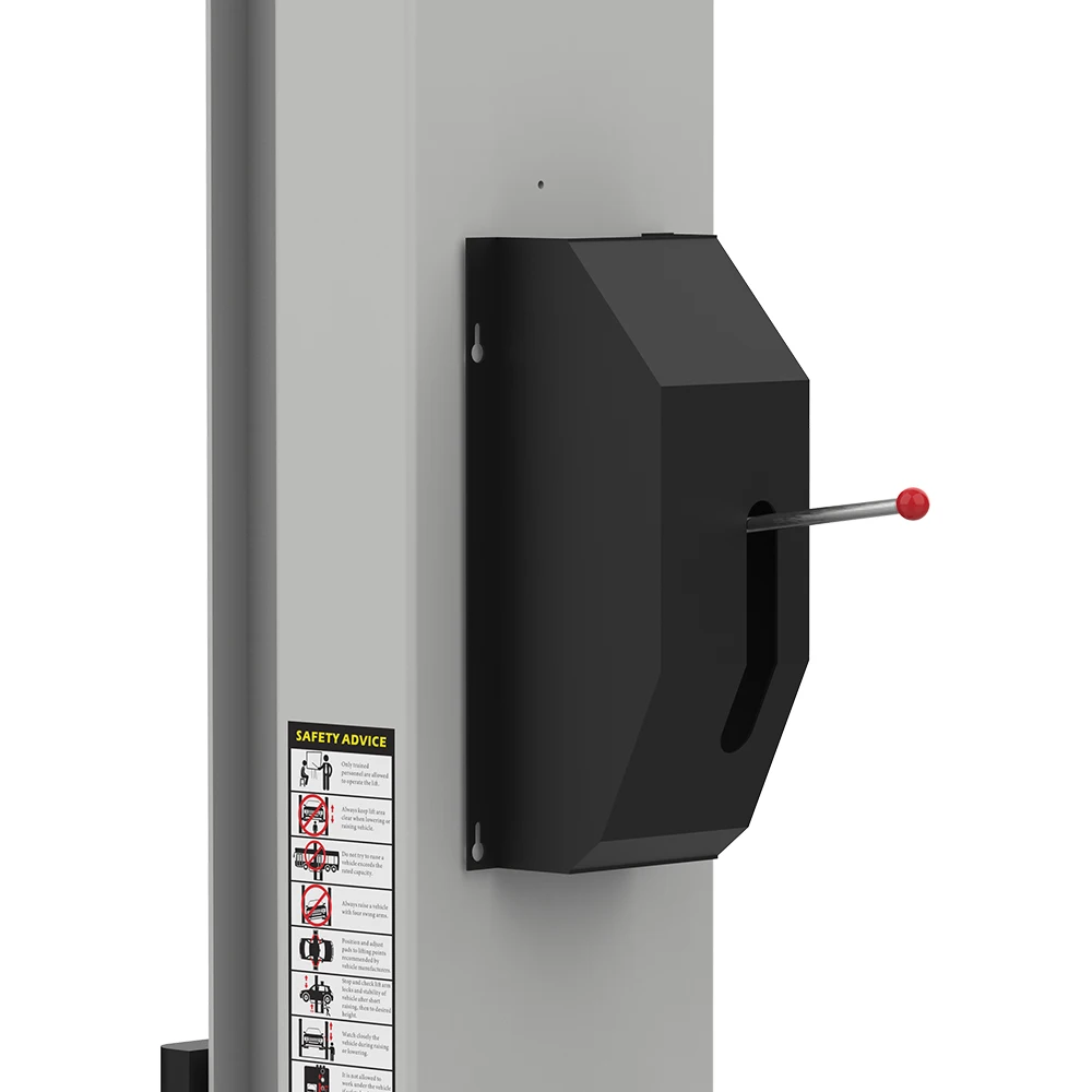 STS4.5S Car Parking Lift Double S Column 2 post-Lift, single side Manual lock Release Home Garage  Parking Machine