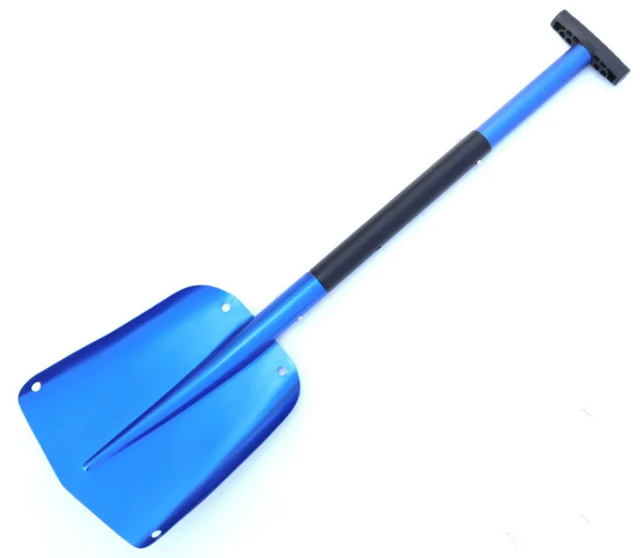 Aluminum Collapsible Snow Removal Shovel for Car Portable Emergency Folding Snow Shovel for Driveway Snowmobiles Camping