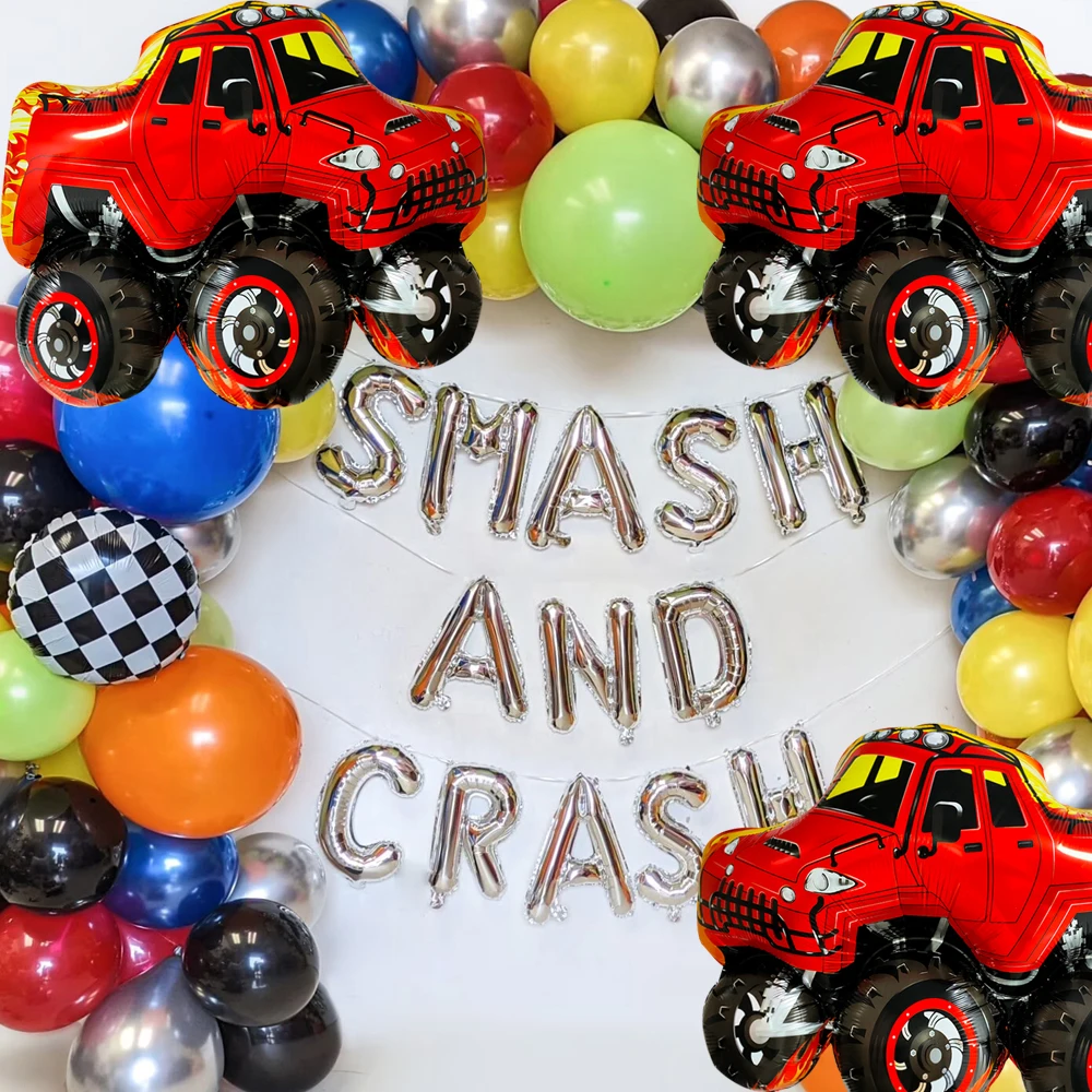 New Style Pickup Balloon Truck Mylar Balloon Truck Birthday Party Decoration