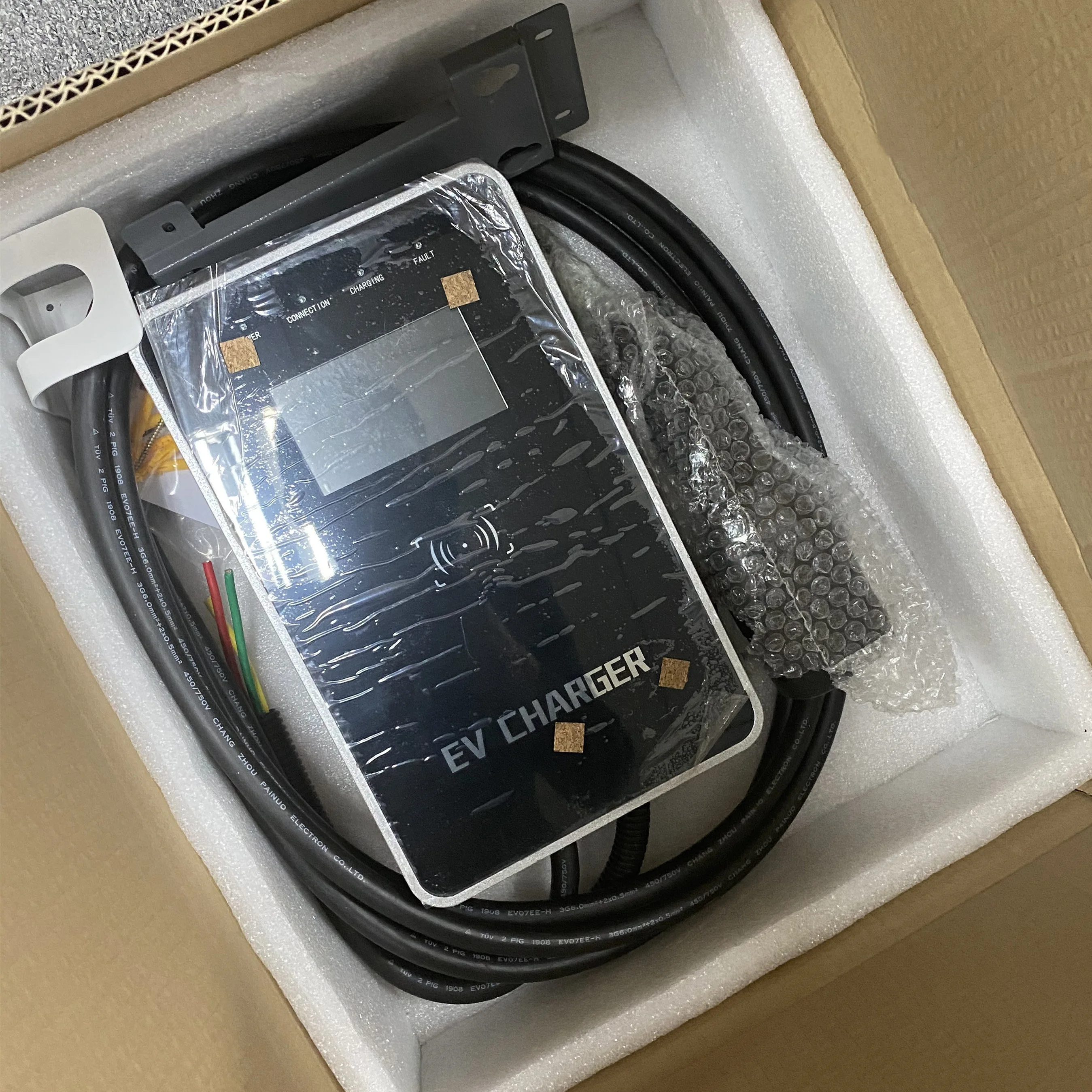Зарядное устройство для смартфонов Mario-EV type 2 7 кВт 32 А 220 В переменного тока 4 3 дюйма светодиодный ЖК-экран зарядная станция IEC ev зарядное