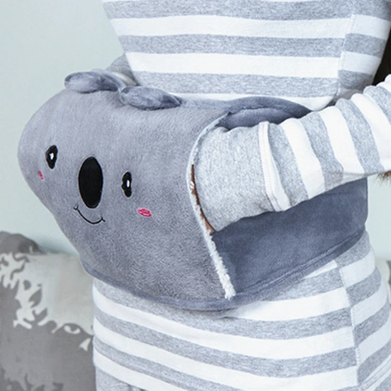 2021 Winter Tops Portable Dog Hot Water Bag With Warm Plush Waist Cover Belt Cure Dysmenorrhea Hand Warmer hot water