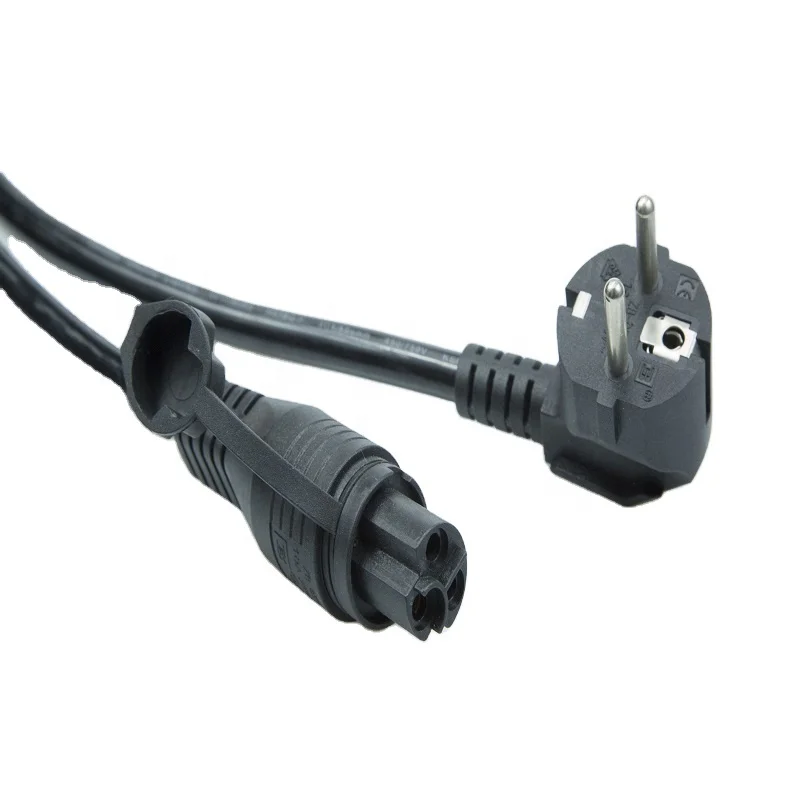H07BQ-F CE Approved Cold-resistant Cable 2 Pin Power Cord For Nordic Car Engine Power Electric Extension