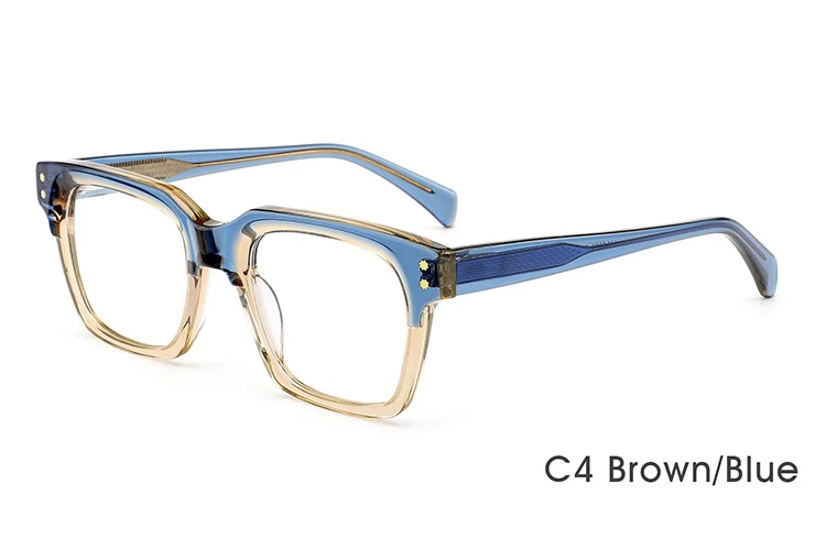 LM6606 2024 Trending Handmade Eyeglasses Acetate Eyewear Frames For Eye Glasses Men Women