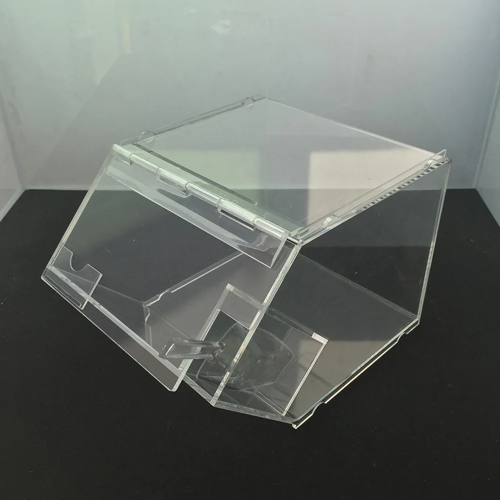 Stackable Acrylic Candy Bin with Plastic Scoop