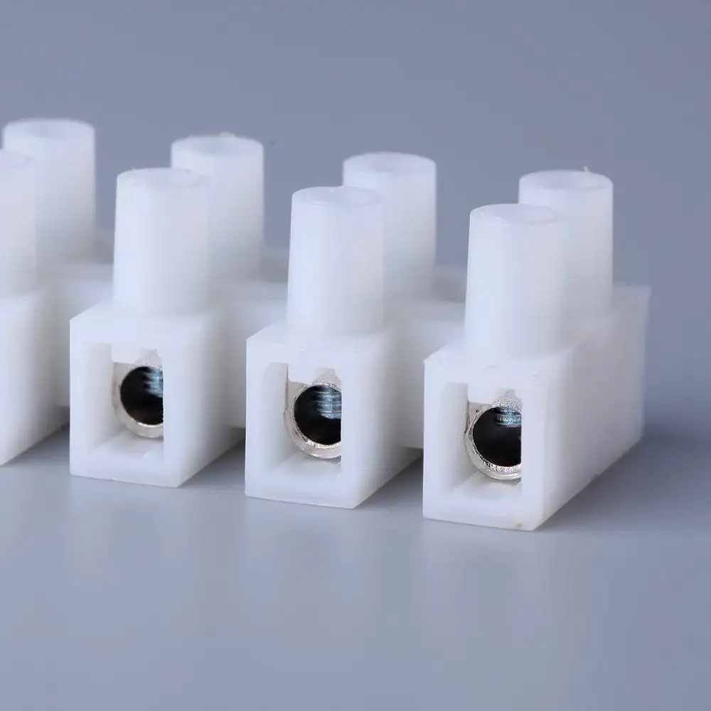 500V Nylon PA terminal Block PA12 wires 6.0mm2 AWG10 wires connecting screw-type cable joint connector