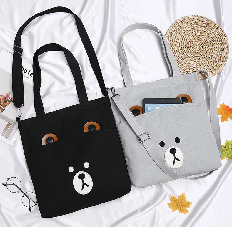 
Cheap Customized Logo tote shopping bag Cotton canvas bag 