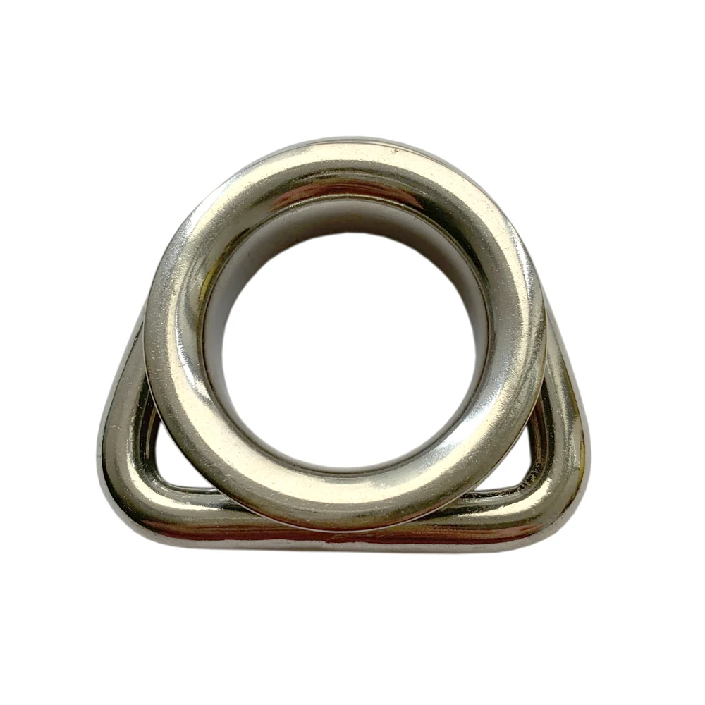 stainless steel D ring with thimble (60743408717)