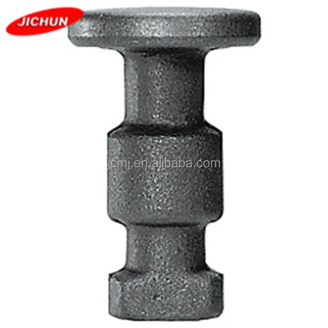 JICHUN Plain Hooks - Large Head Plate Type for Bolt Mounting Steel Metric plastic hook moulds For Mold Manufacturing