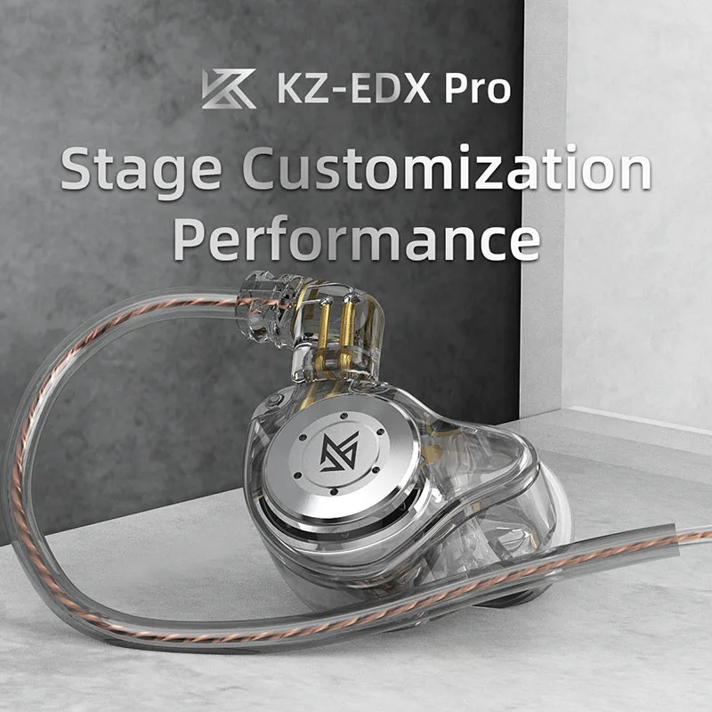 Спортивная шумоподавляющая гарнитура KZ ZST X ZSN PRO EDR1 ZAX ED9 EDX HIFI DJ мониторные наушники-вкладыши 1DD