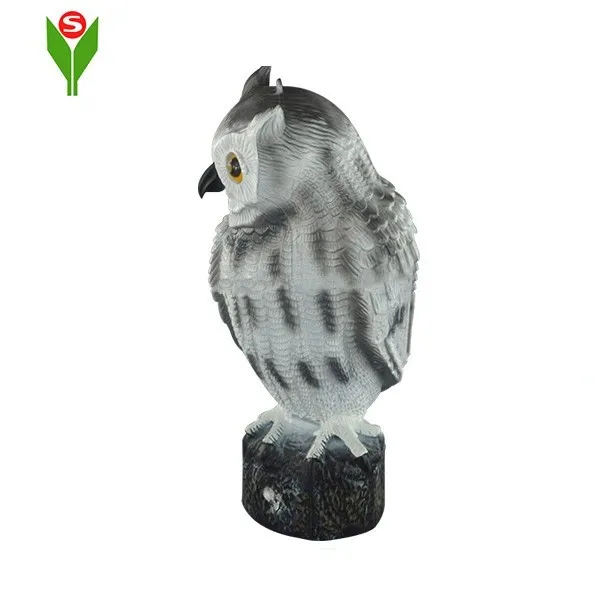 Plastic Outdoor & Indoor  Garden Owl Decoy for Pest Control