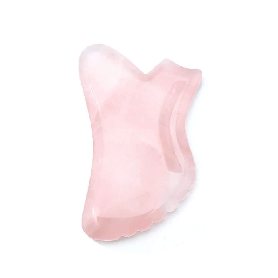 Hippocampal shape Clear Quartz  Facial Massage Scraping Guasha Tool White Turquoise Stone Guasha Tools for Remove Wrinkles