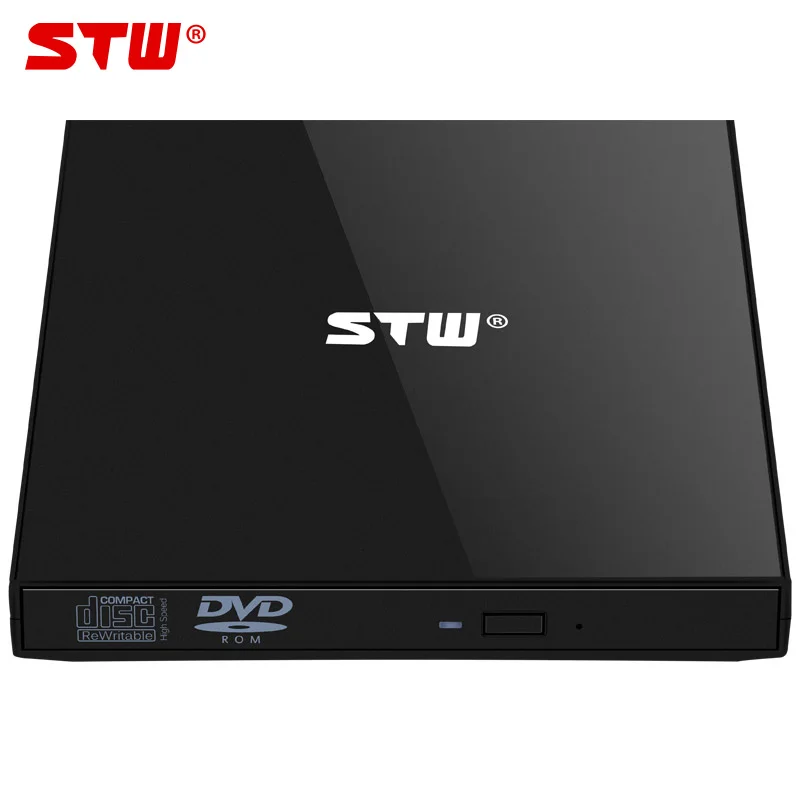 Портативный тонкий внешний dvd-привод stw записывающее устройство usb 3 0 cd rw
