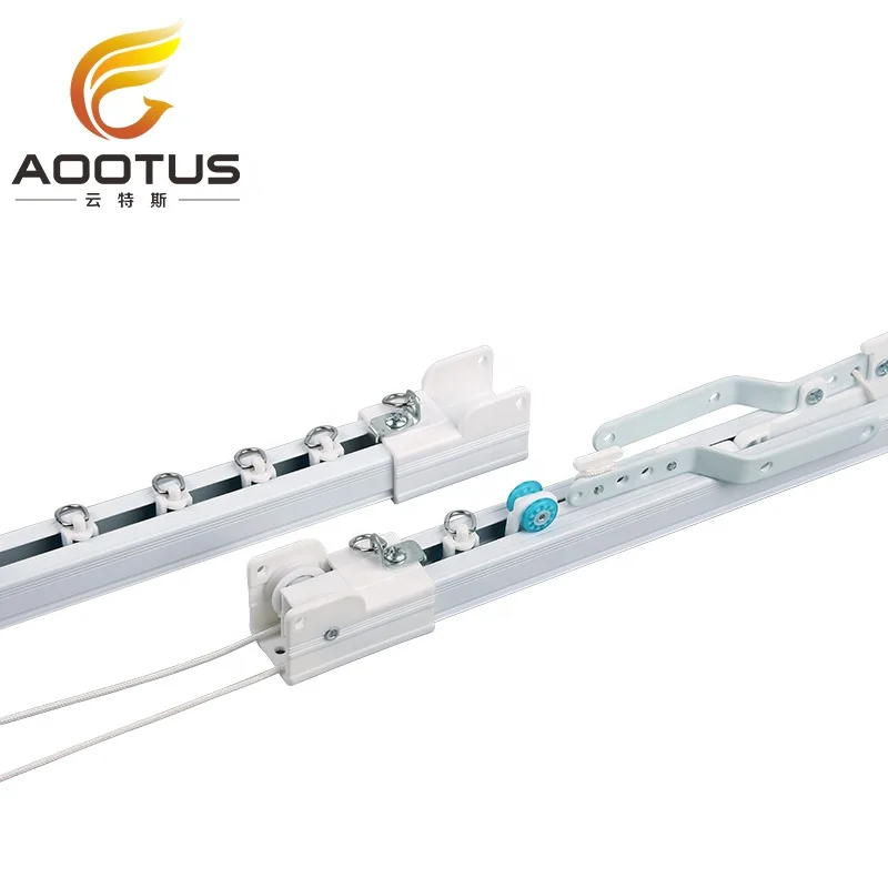 Heavy Duty Corded Curtain Track For Stage  Lifting Curtain Track With Pulley System