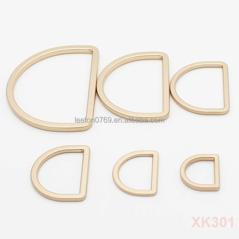 Stock supply high quality15mm, 20mm , 25mm ,30mm,35mm ,40mm,45mm,50mm colorful zinc alloy flat D ring buckle