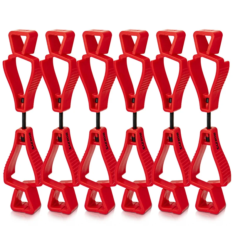 BOZZYS portable safety glove clips holder high vis clipper grabber for worker construction guard labor,glasses helmets glove