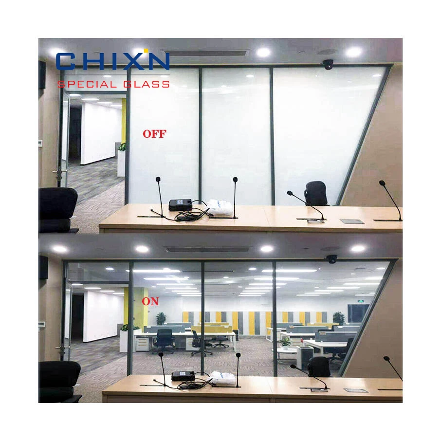 Switchable Smart Pdlc Window Self-adhesive electric Intelligent Glass Film For Intelligent Glass Architectural Decorative