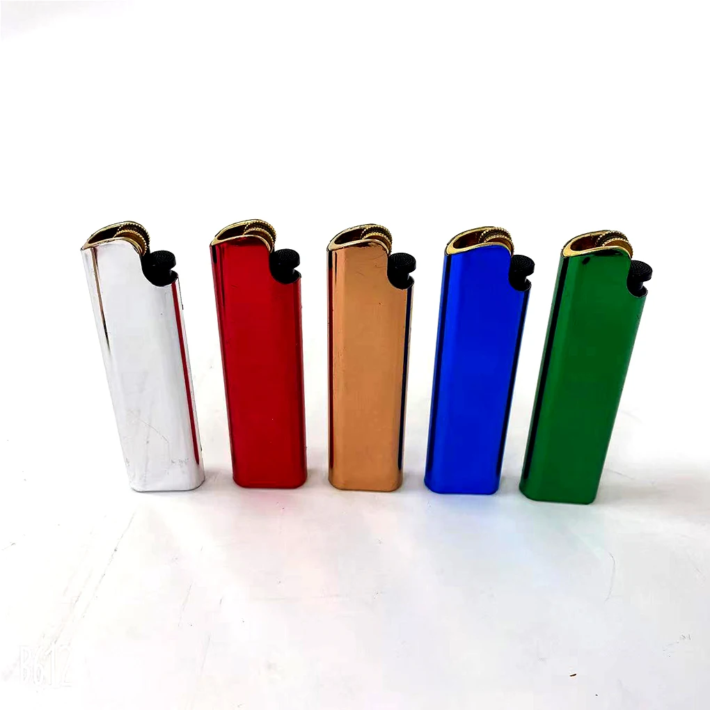 HP-990A Cakmak Akmak Encedendors Isqeiro Feuerzeug Metal Cover Refillable Inflatable  Solid  Flint Lighter