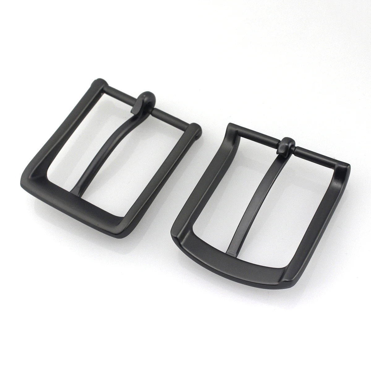 Metal Belt Buckle 35mm Matte Black Single Pin Buckle Jeans Waistband Buckles For 32mm-34cm Belt Leather Craft Accessories