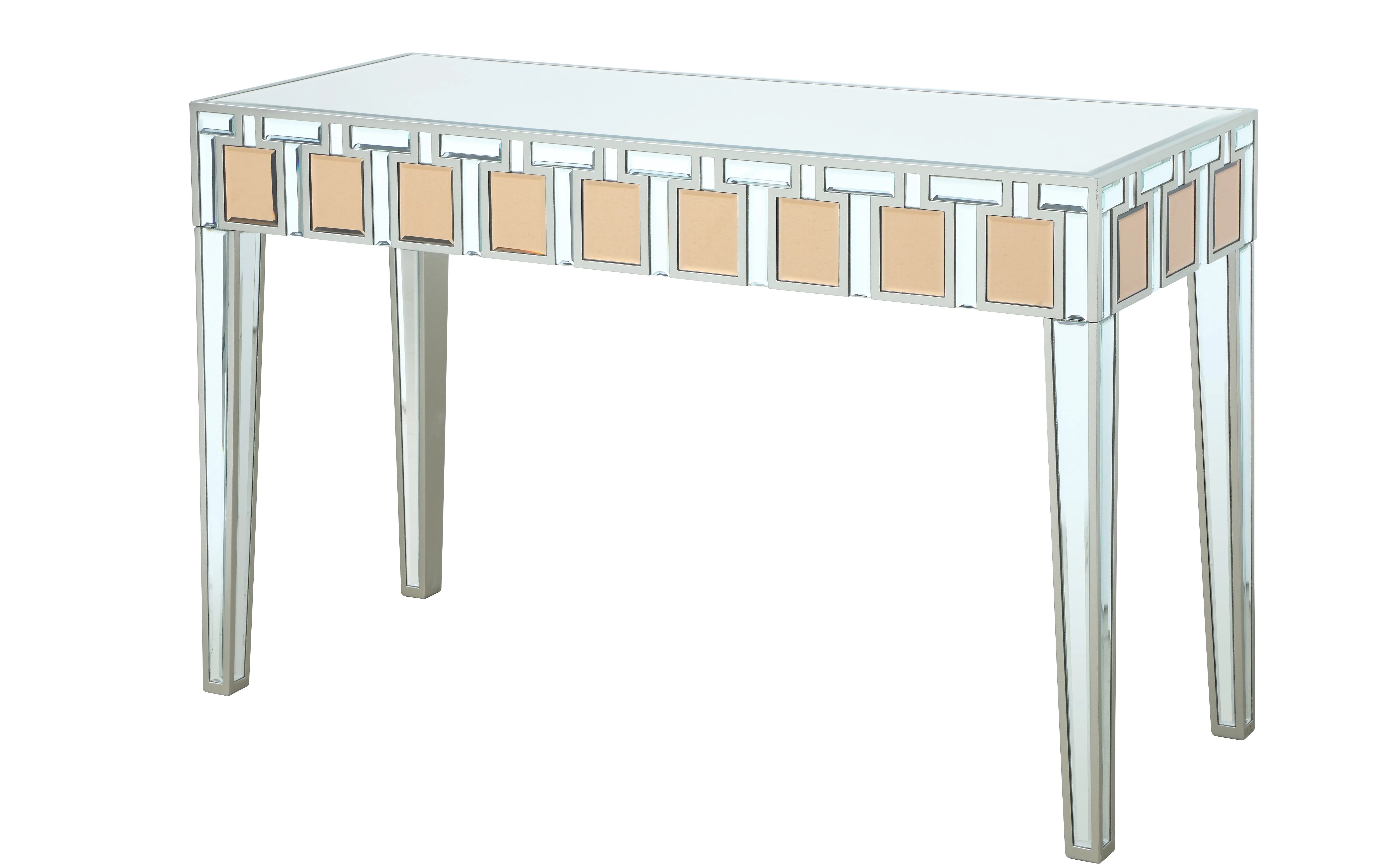 Factory Direct item Order Mirror console table Home Furniture Decoration Mirror console table Gold tea mirror console table