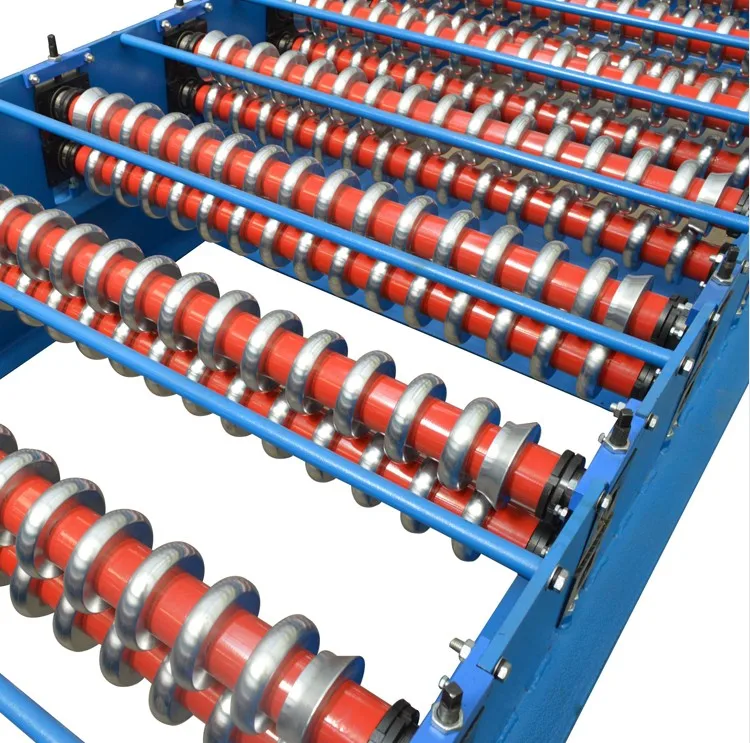 Corrugated and trapezoid roof wall sheet making machine aluminium zinc roofing tile roll forming machine