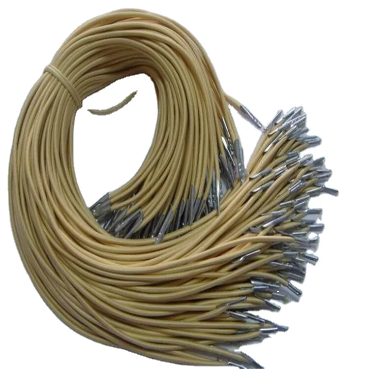 Wholesale High Quality Custom Elastic Cord String With End Clips Tag Rope